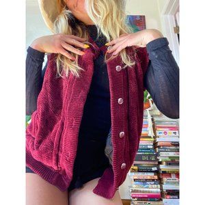 Vintage Puff Velvet Vest